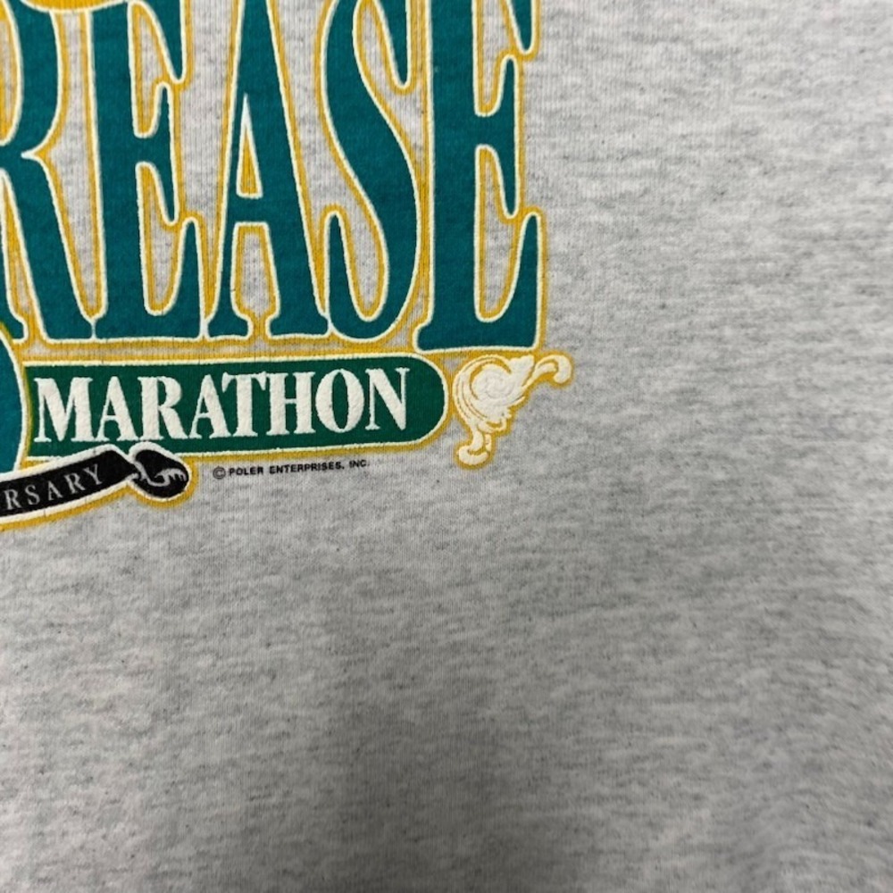 vintage Beargrease Sled Dog Marathon sweatshirt mens XXL Grey 1990s USA - Picture 3 of 12